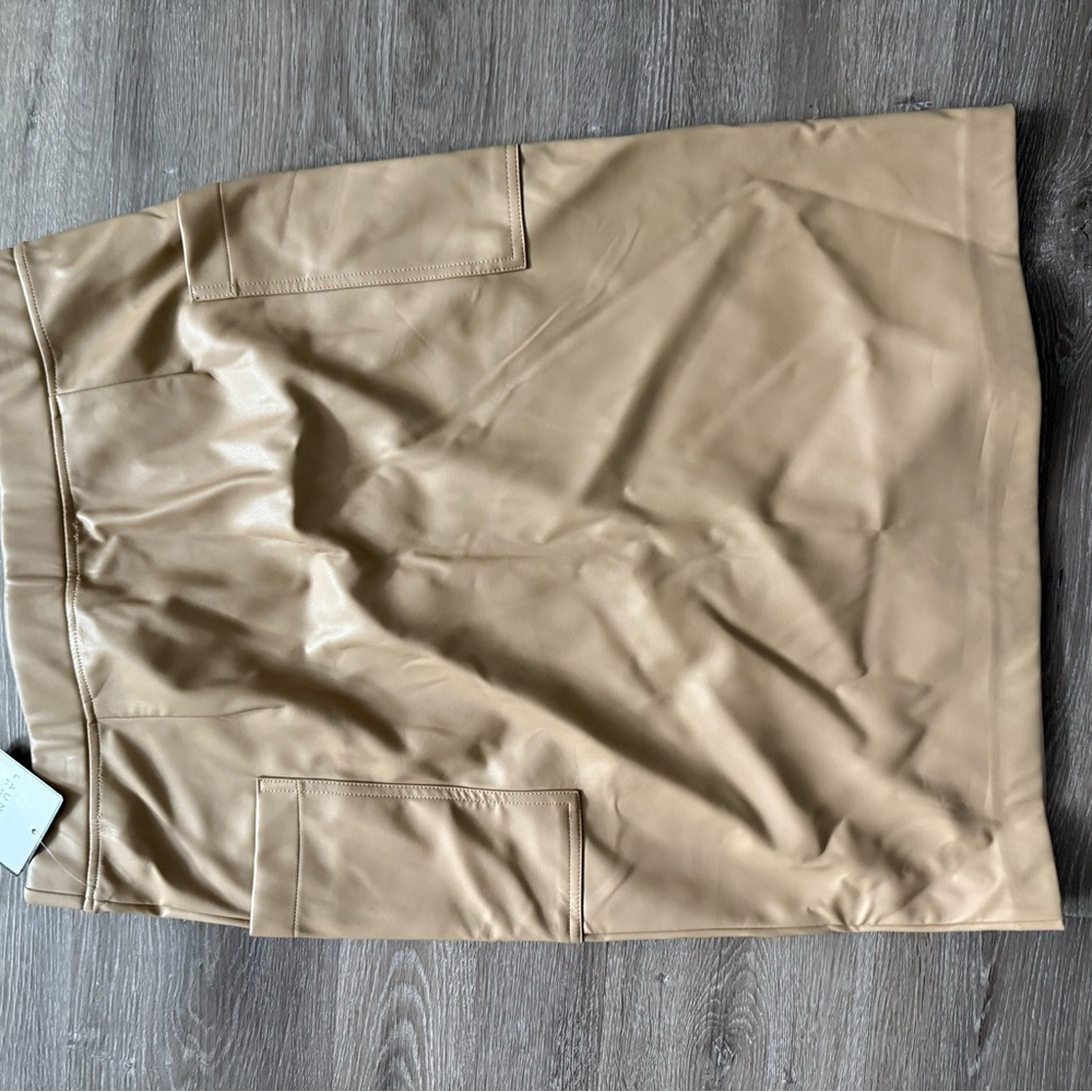 Nordstrom Caramel Leather Skirt